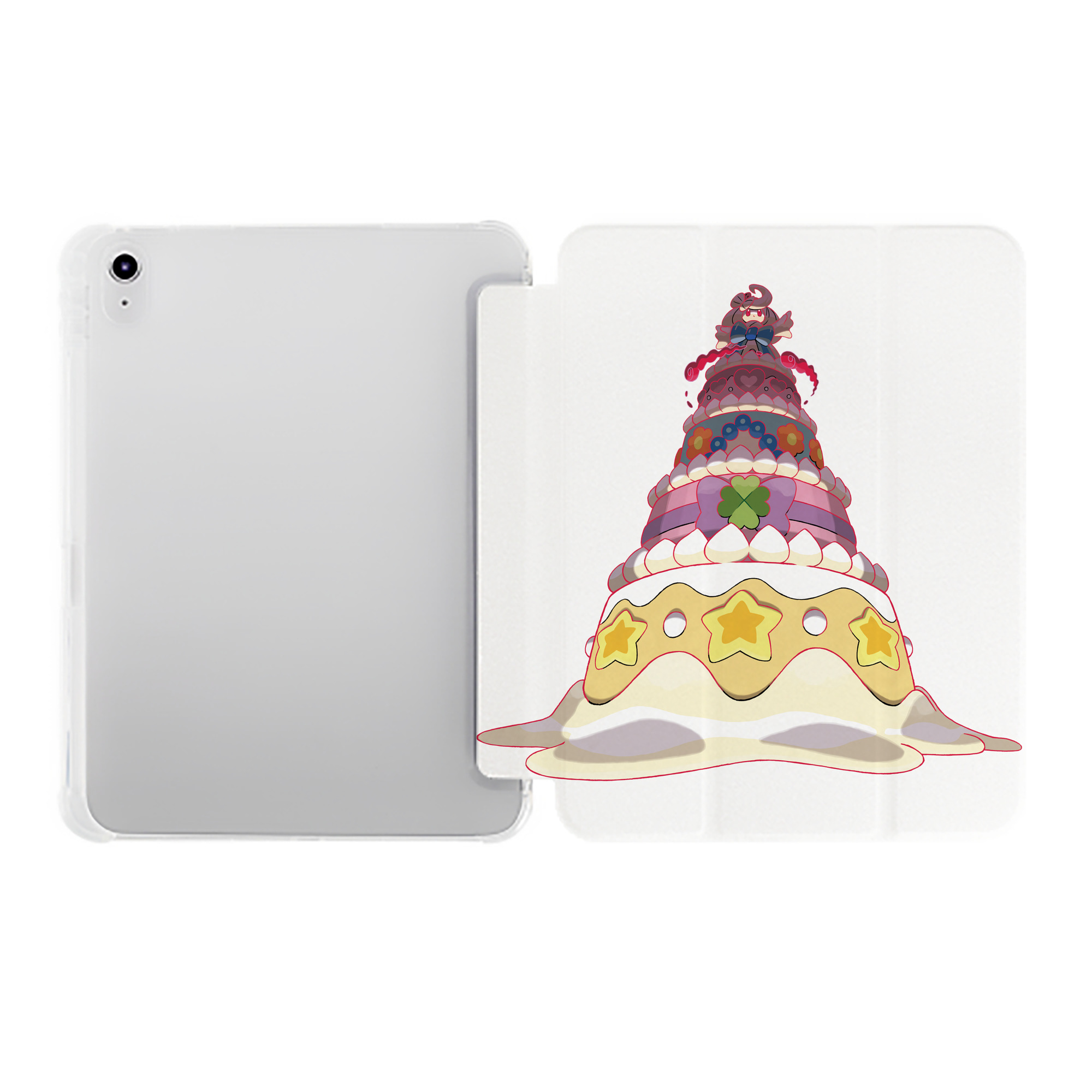 （画像用） ポケットモンスター Pokémon IPad ケース ペン収納付き 三つ折りスタンド PUレザー×シリコン 対応機種9.5/10.5/10.9インチ